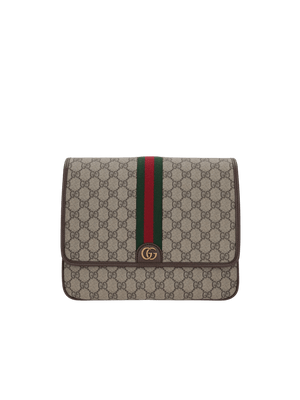 GG Supreme Canvas Ophidia Medium Shoulder Bag-GUCCI-JOHN JULIA