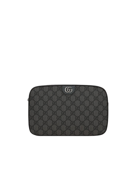 GG Supreme Canvas Ophidia Medium Shoulder Bag-GUCCI-JOHN JULIA