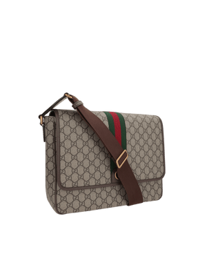 GG Supreme Canvas Ophidia Messenger Bag-GUCCI-JOHN JULIA