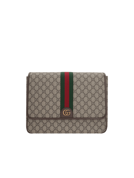 GG Supreme Canvas Ophidia Messenger Bag-GUCCI-JOHN JULIA