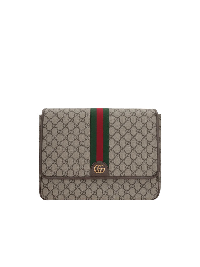 GG Supreme Canvas Ophidia Messenger Bag-GUCCI-JOHN JULIA