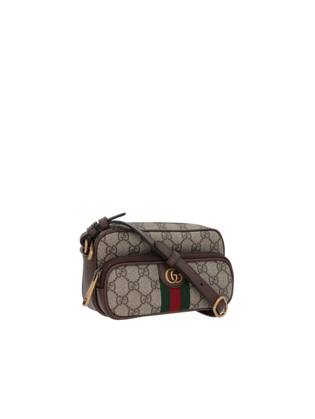 GG Supreme Canvas Ophidia Mini Shoulder Bag-GUCCI-JOHN JULIA