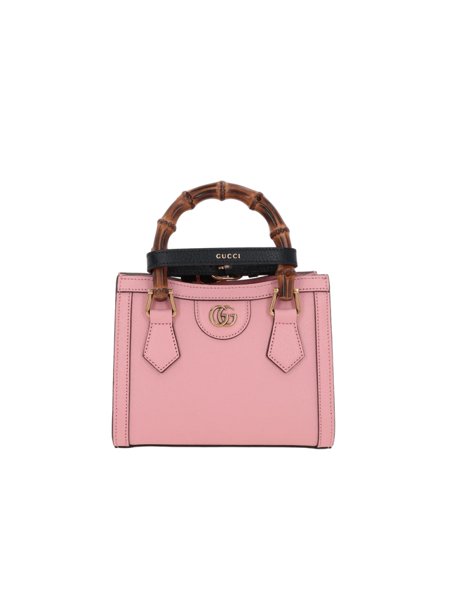 Grainy Leather Diana Mini Tote Bag-GUCCI-JOHN JULIA