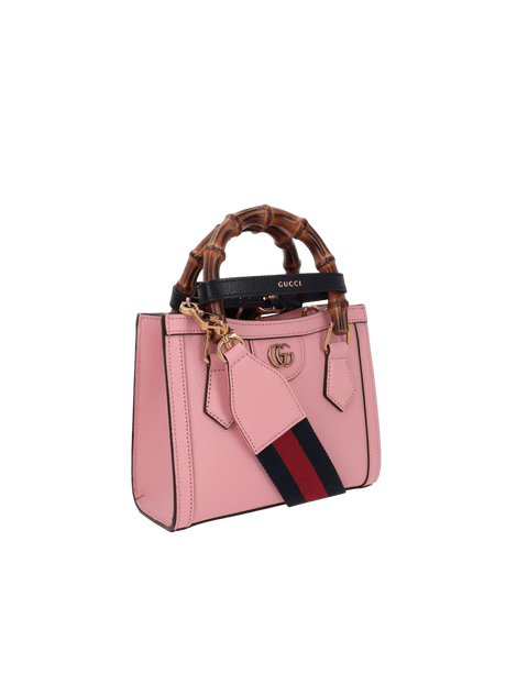 Grainy Leather Diana Mini Tote Bag-GUCCI-JOHN JULIA