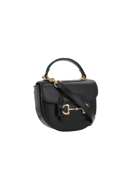 Grainy Leather Horsebit 1955 Mini Handbag-GUCCI-JOHN JULIA