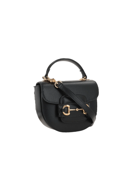 Grainy Leather Horsebit 1955 Mini Handbag-GUCCI-JOHN JULIA