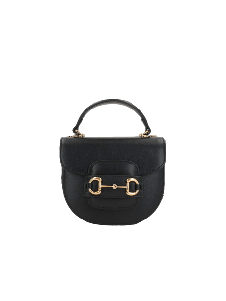 Grainy Leather Horsebit 1955 Mini Handbag-GUCCI-JOHN JULIA