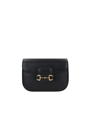 Grainy Leather Horsebit Mini Shoulder Bag-GUCCI-JOHN JULIA