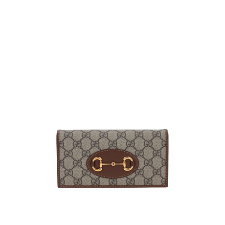 Horsebit 1955 Chain Wallet-GUCCI-JOHN JULIA