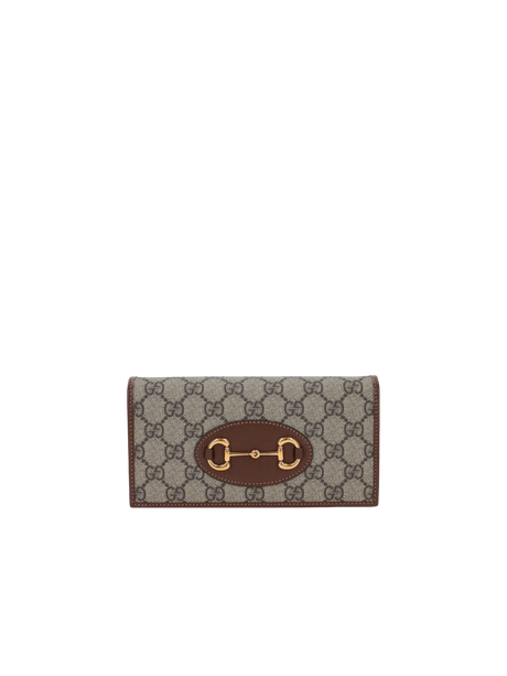 Horsebit 1955 Chain Wallet-GUCCI-JOHN JULIA