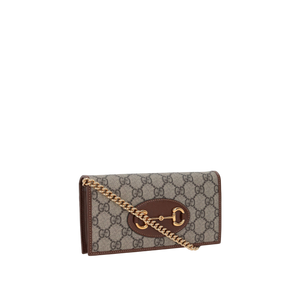 Horsebit 1955 Chain Wallet-GUCCI-JOHN JULIA