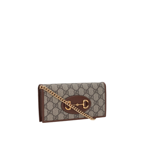 Horsebit 1955 Chain Wallet-GUCCI-JOHN JULIA