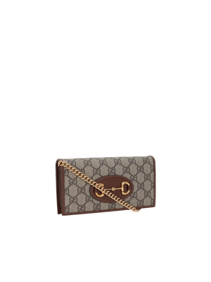 Horsebit 1955 Chain Wallet-GUCCI-JOHN JULIA