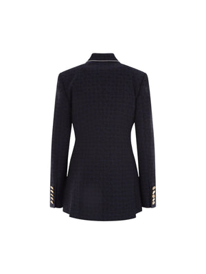 Horsebit Jacquard Jacket-Gucci-JOHN JULIA