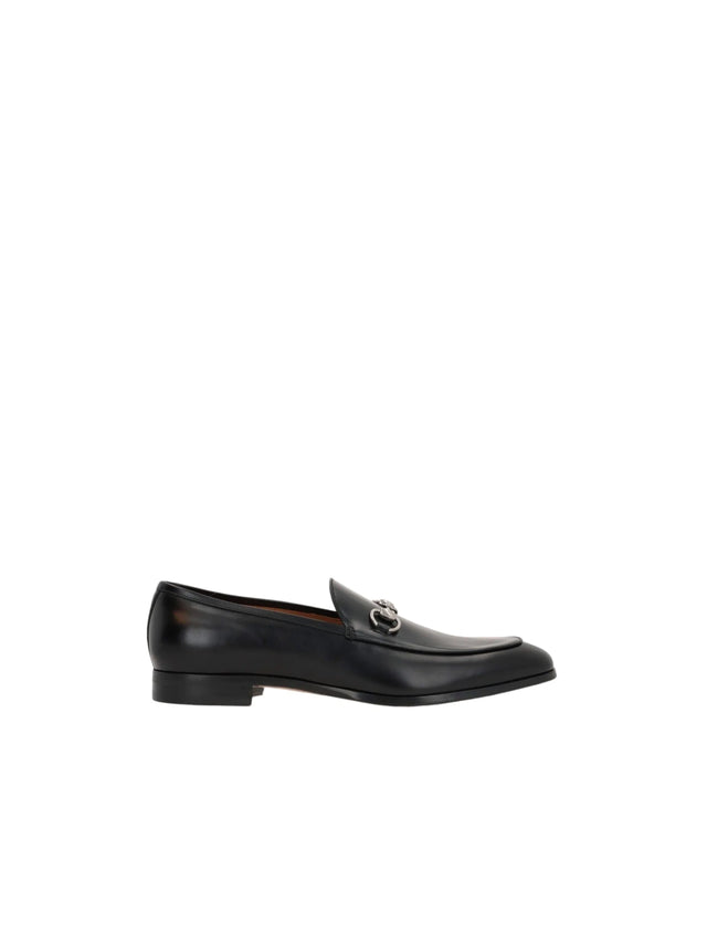 Horsebit Leather Loafers-GUCCI-JOHN JULIA