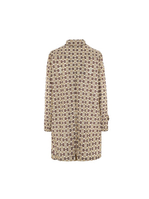 Horsebit Print Overcoat-Gucci-JOHN JULIA