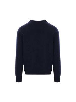 Intarsia Wool Sweater-GUCCI-JOHN JULIA