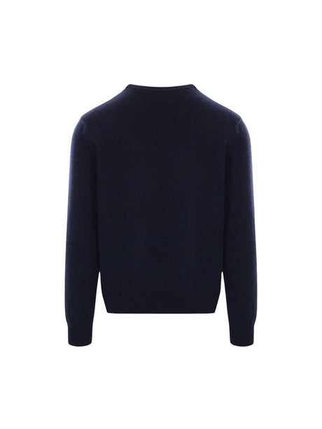 Intarsia Wool Sweater-GUCCI-JOHN JULIA