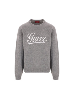 GUCCI-Intarsia Wool Sweater-JOHN JULIA