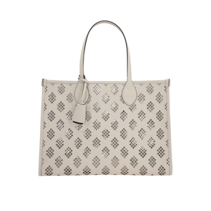 Laser-Cut GG Leather Tote Bag-GUCCI-JOHN JULIA