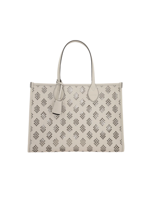 Laser-Cut GG Leather Tote Bag-GUCCI-JOHN JULIA