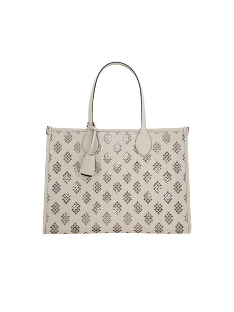 Laser-Cut GG Leather Tote Bag-GUCCI-JOHN JULIA