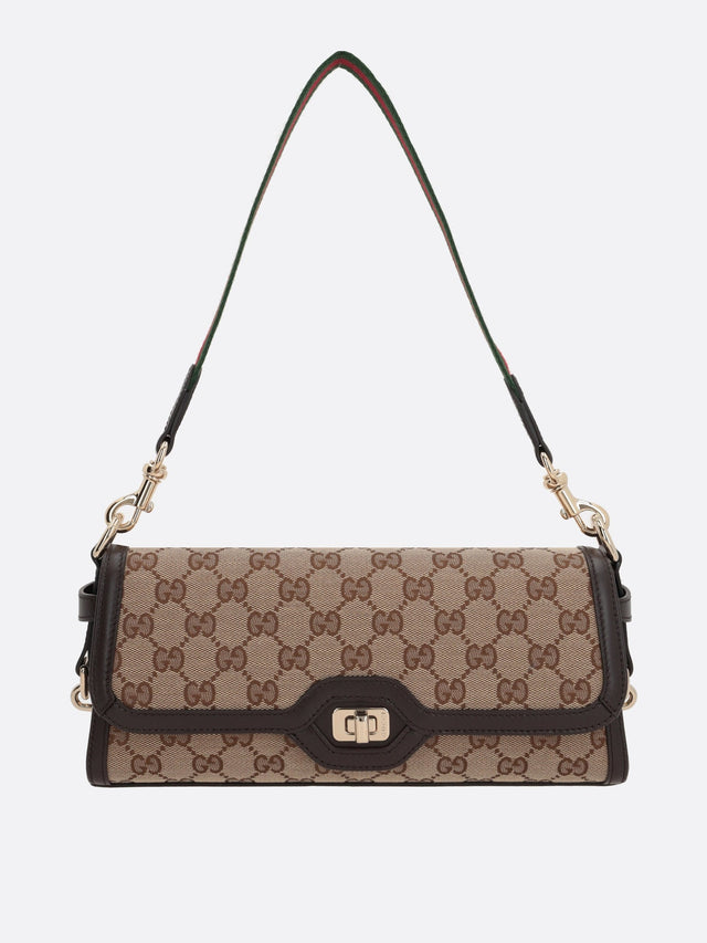 Gucci Luce Small Handbag In Original Gg Canvas