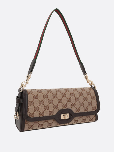 Gucci Luce Small Handbag In Original Gg Canvas