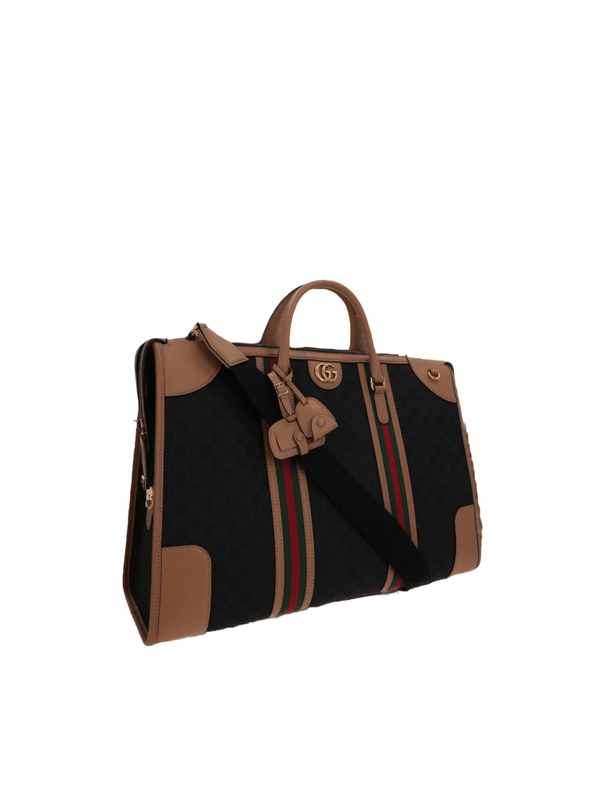 Original GG Canvas Bauletto Extra Large Duffel Bag-GUCCI-JOHN JULIA