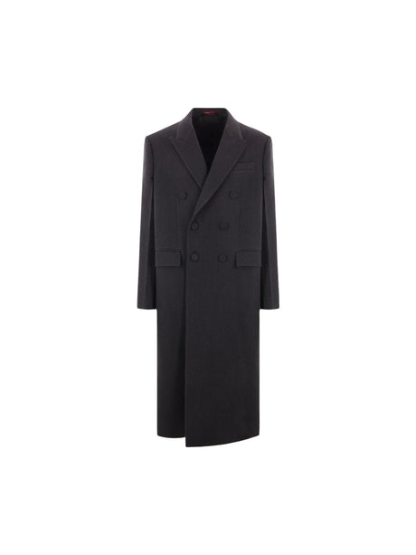 Oversized Double-breasted Wool Coat-GUCCI-JOHN JULIA