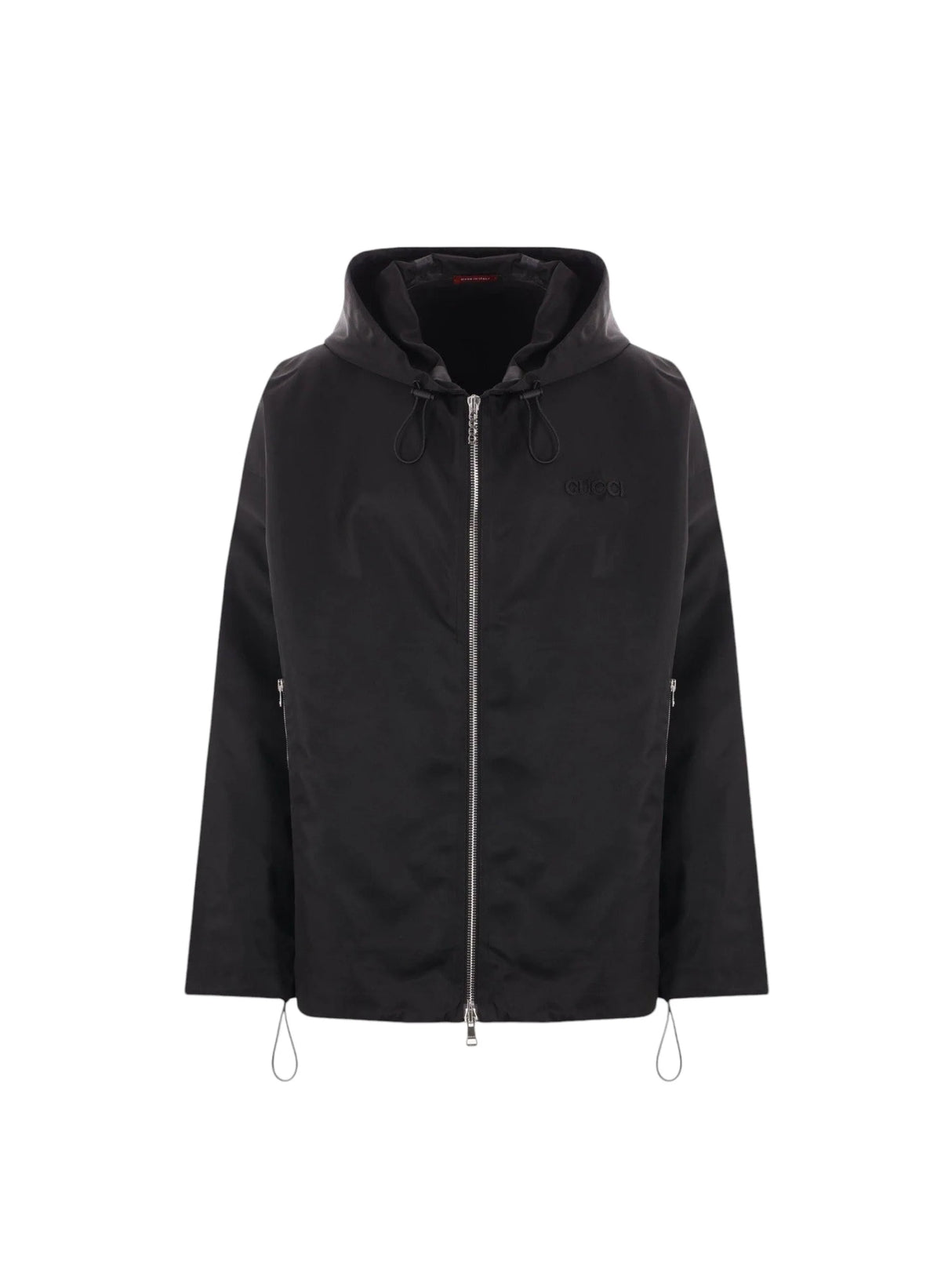 Patch Nylon Oversize Windbreaker-GUCCI-JOHN JULIA