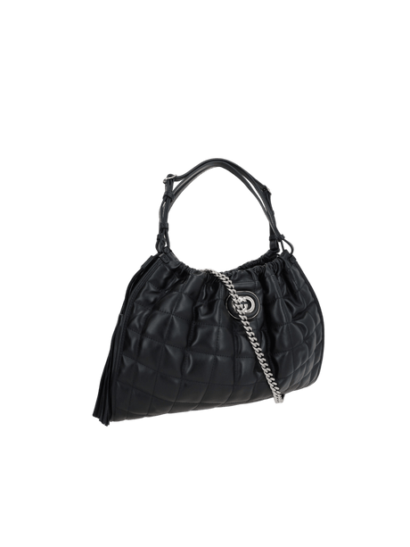 Quilted Leather Deco Medium Shopping Bag-GUCCI-JOHN JULIA