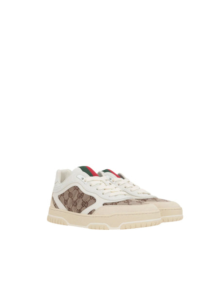 Re-Web Mixed Material Sneakers-GUCCI-JOHN JULIA