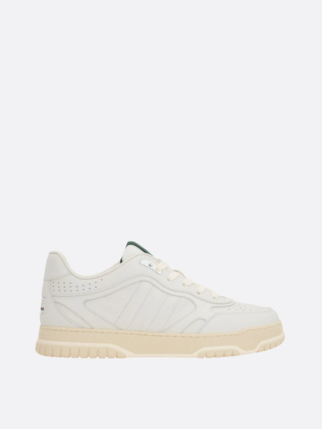 Re-Web Smooth Leather Sneakers-GUCCI-JOHN JULIA