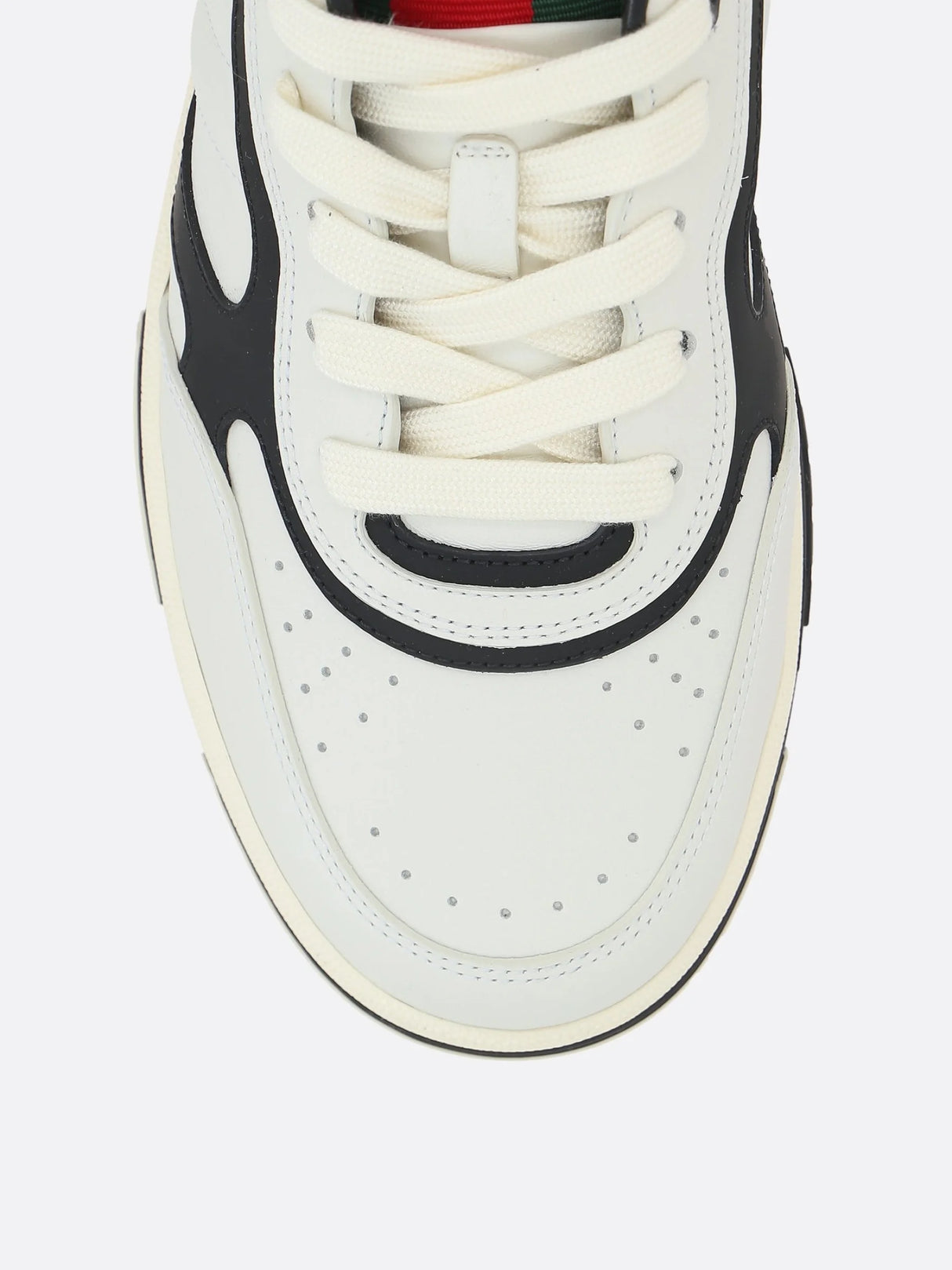 Gucci Re-web Smooth Leather Sneakers-GUCCI-JOHN JULIA