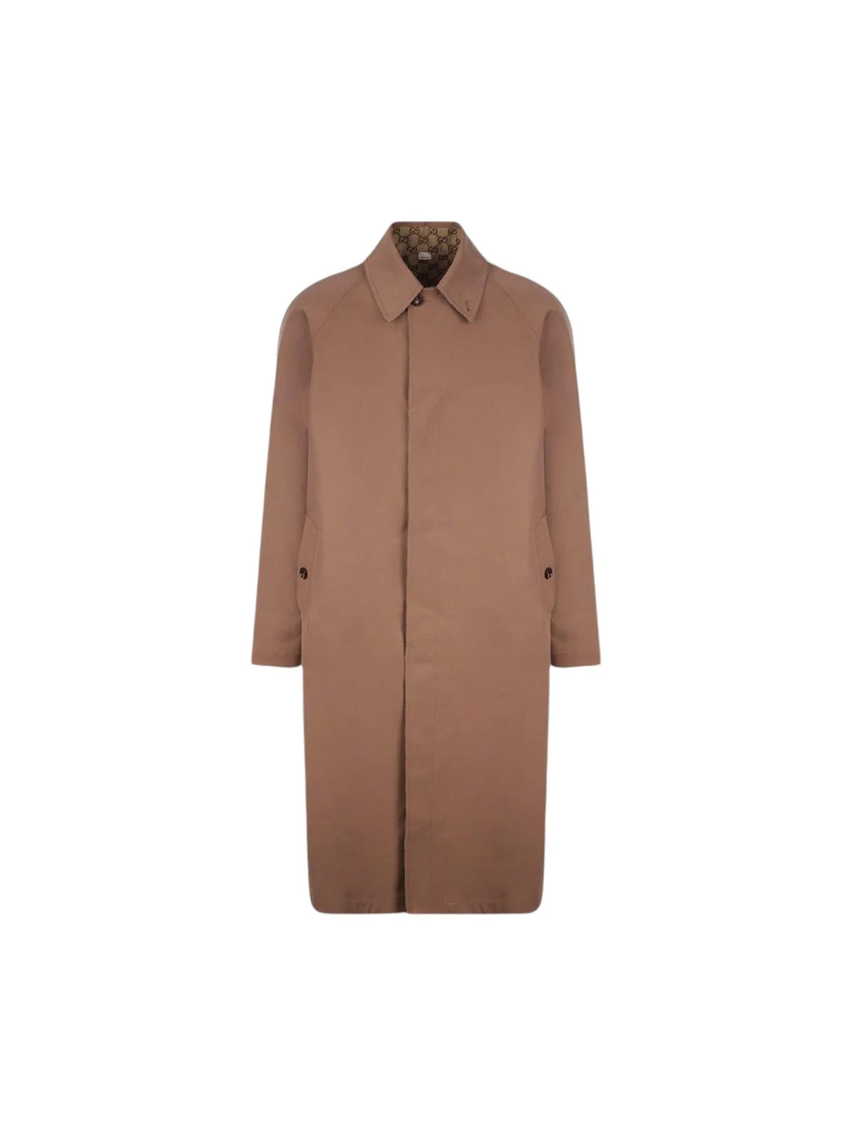 Reversible Polyester and GG Canvas Coat-GUCCI-JOHN JULIA