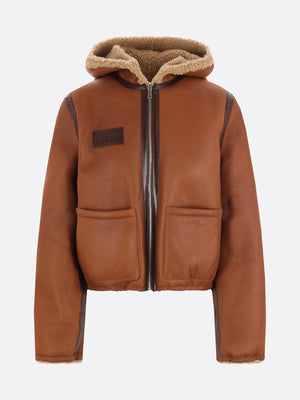 GUCCI-Shearling Reversible Jacket-JOHN JULIA