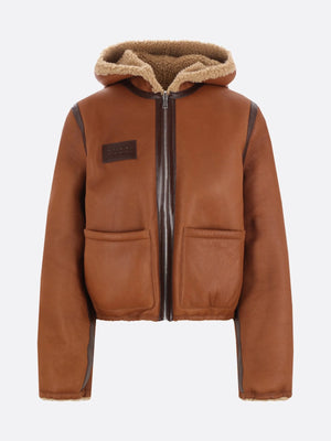 GUCCI-Shearling Reversible Jacket-JOHN JULIA