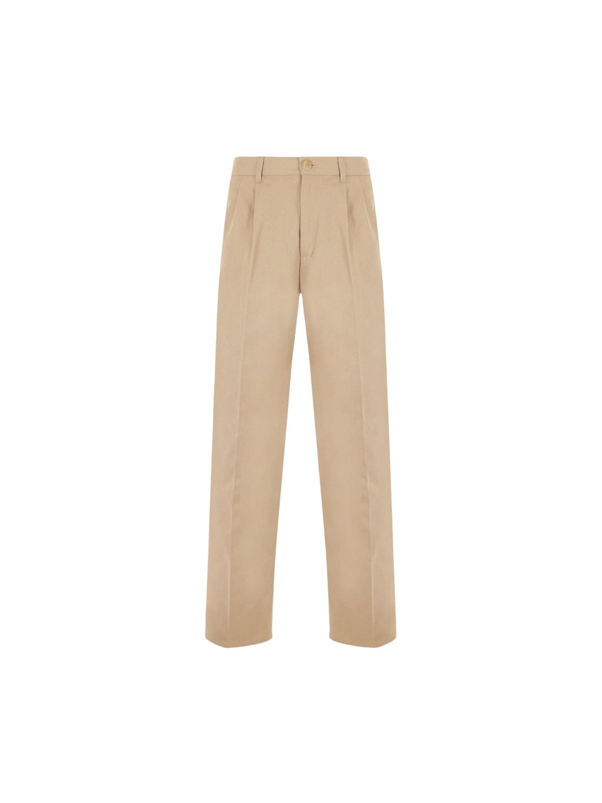 "Sil Vous Plait" Wide-leg Cotton Pants-GUCCI-JOHN JULIA