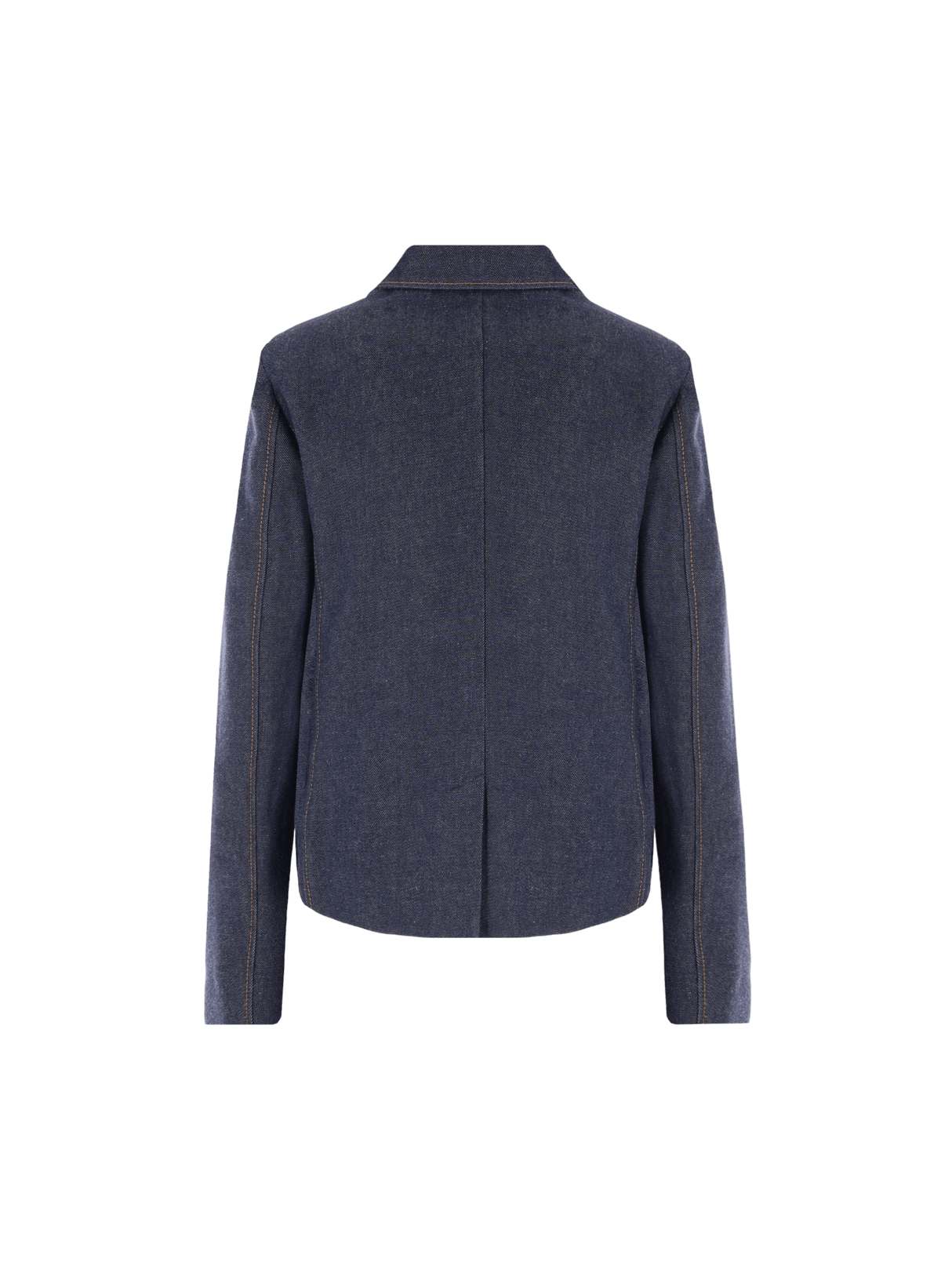 Single-breasted Organic Denim Jacket-GUCCI-JOHN JULIA