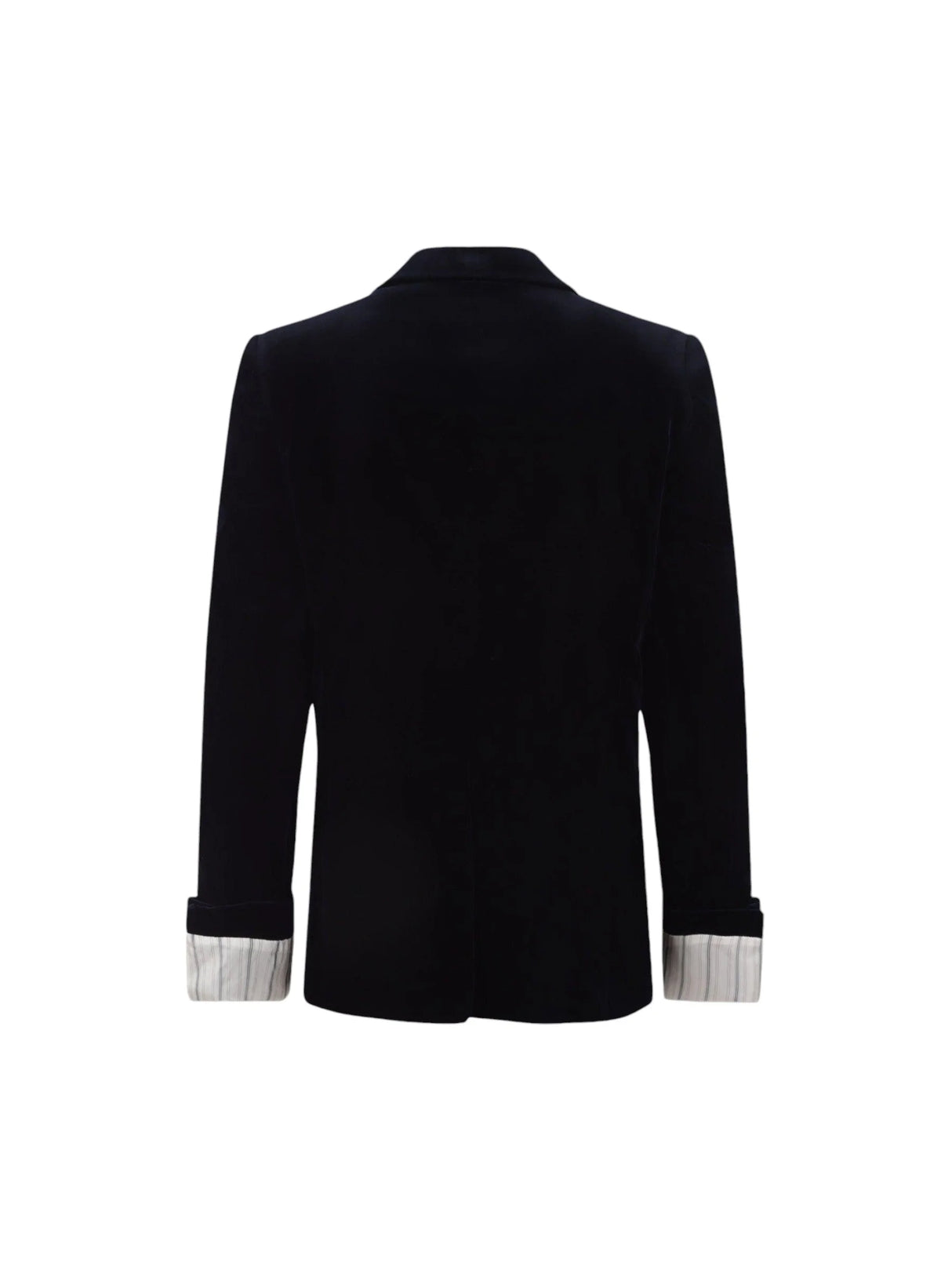 Single-breasted Velvet Jacket-GUCCI-JOHN JULIA