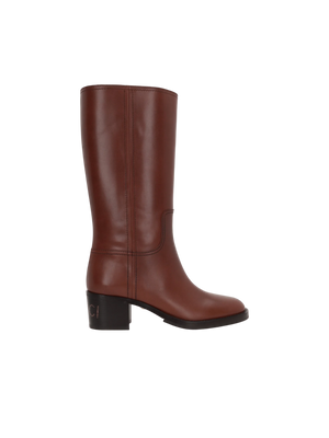 Smooth Leather Boots-GUCCI-JOHN JULIA