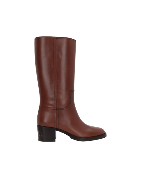 Smooth Leather Boots-GUCCI-JOHN JULIA