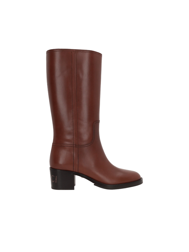 Smooth Leather Boots-GUCCI-JOHN JULIA