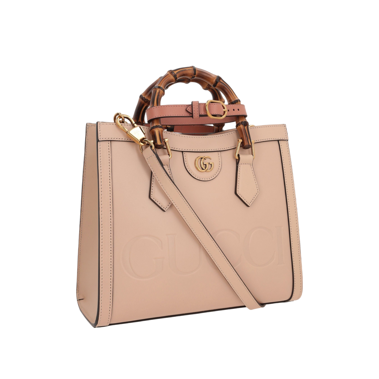 Smooth Leather Diana Small Tote Bag-GUCCI-JOHN JULIA