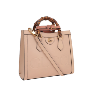 Smooth Leather Diana Small Tote Bag-GUCCI-JOHN JULIA