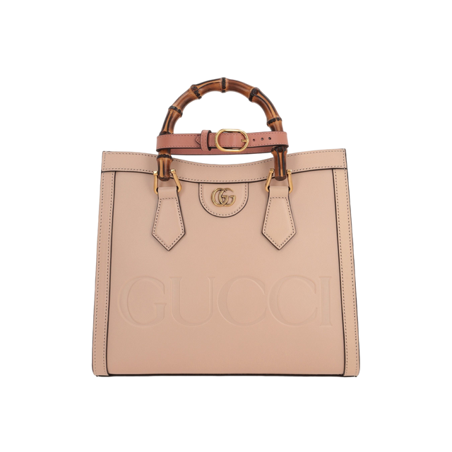 Smooth Leather Diana Small Tote Bag-GUCCI-JOHN JULIA