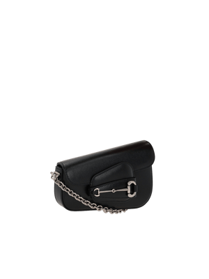 Smooth Leather Horsebit 1955 Mini Shoulder Bag-GUCCI-JOHN JULIA