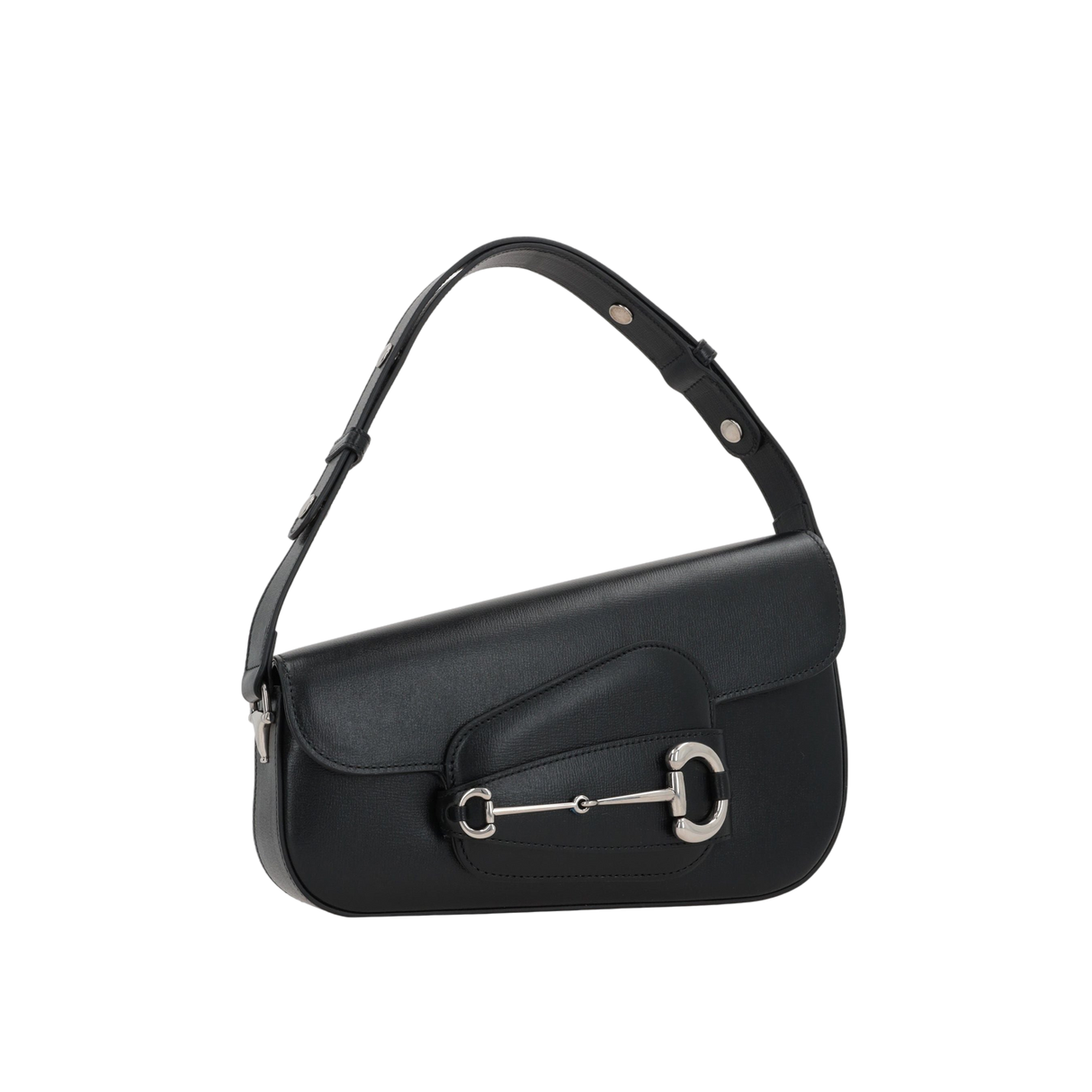 Smooth Leather Horsebit 1955 Small Shoulder Bag-GUCCI-JOHN JULIA