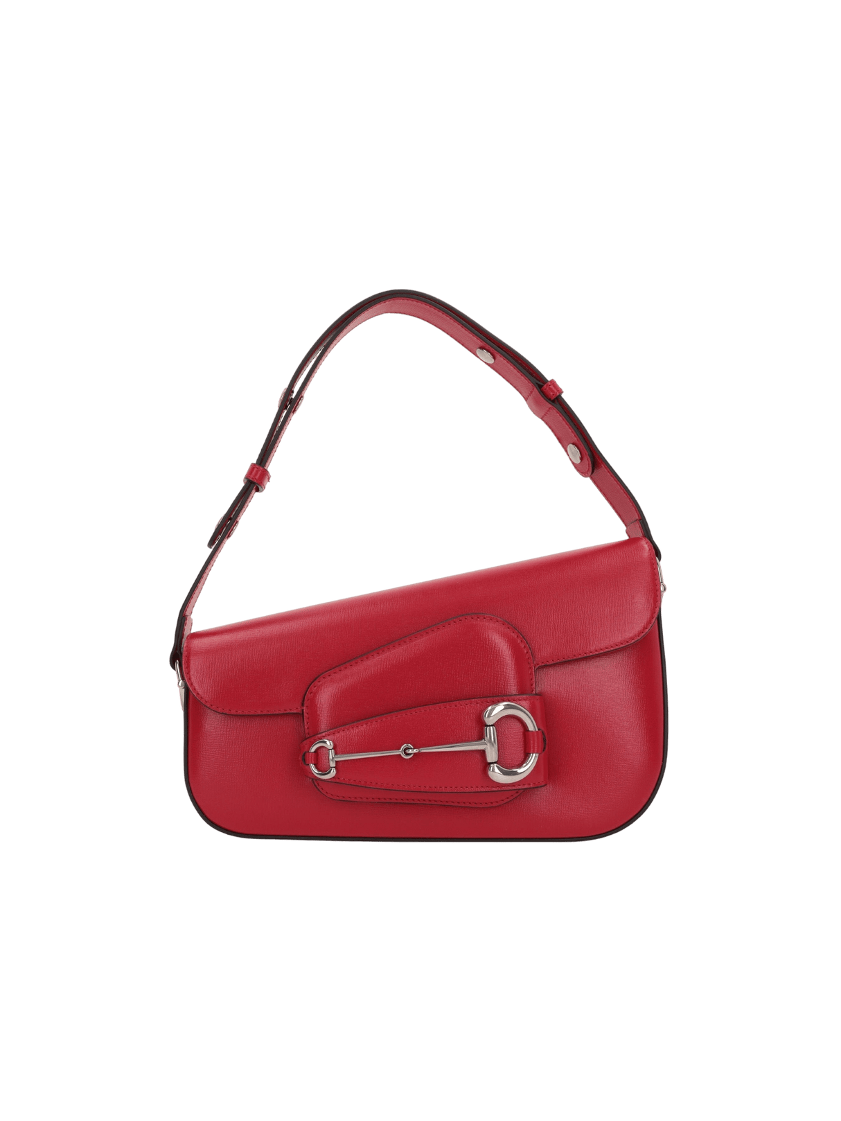 Smooth Leather Horsebit 1955 Small Shoulder Bag-GUCCI-JOHN JULIA